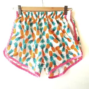 Tyler's | Pineapple print running shorts Medium